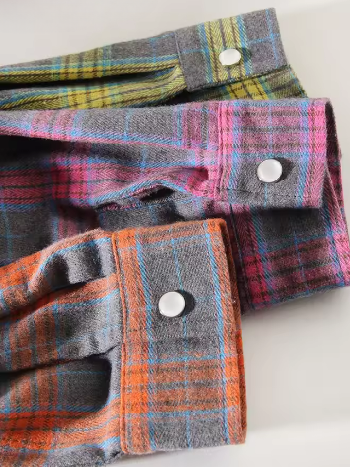 Leandra | Camisa oversize de cuadros vintage