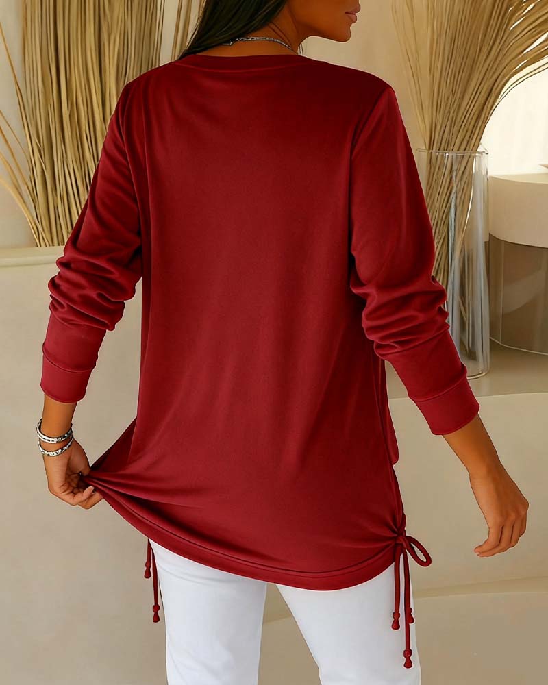 Nari - Efecto Top de Lentejuelas Bicolor Dos en Uno