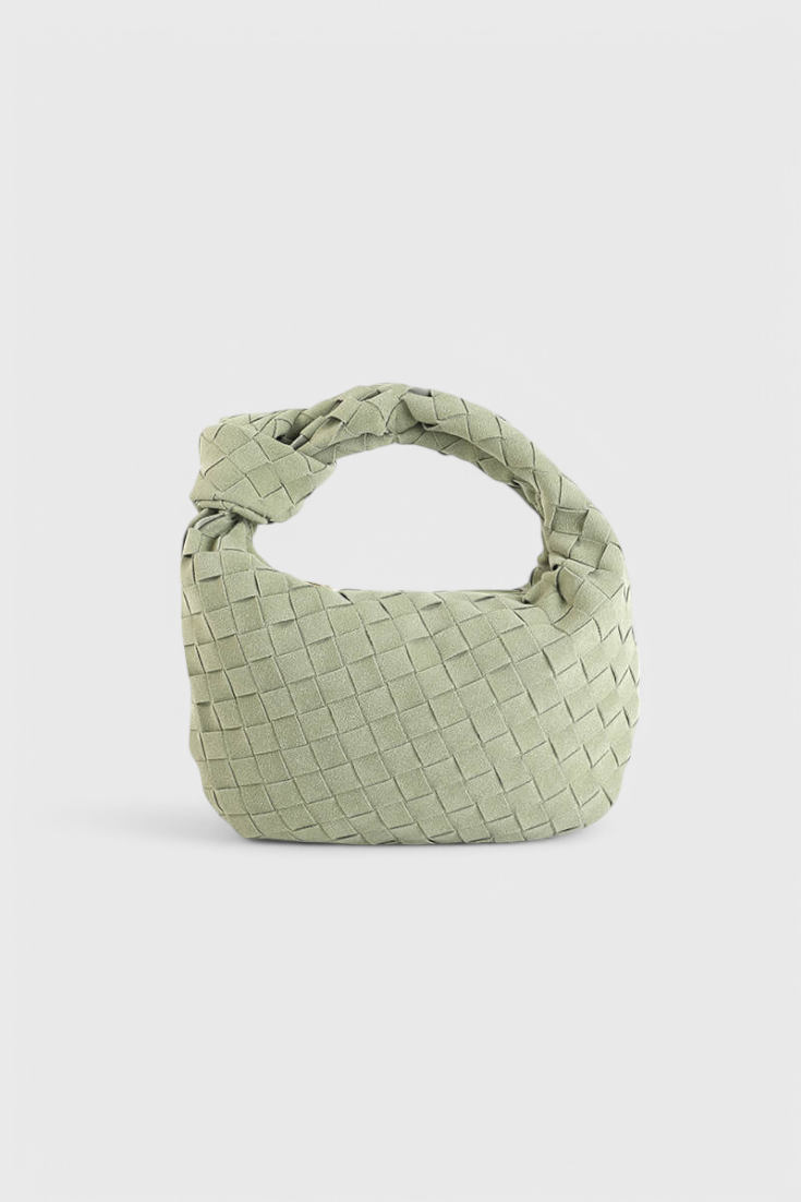 Remi Bolso Mini Woven con Detalle de Nudo