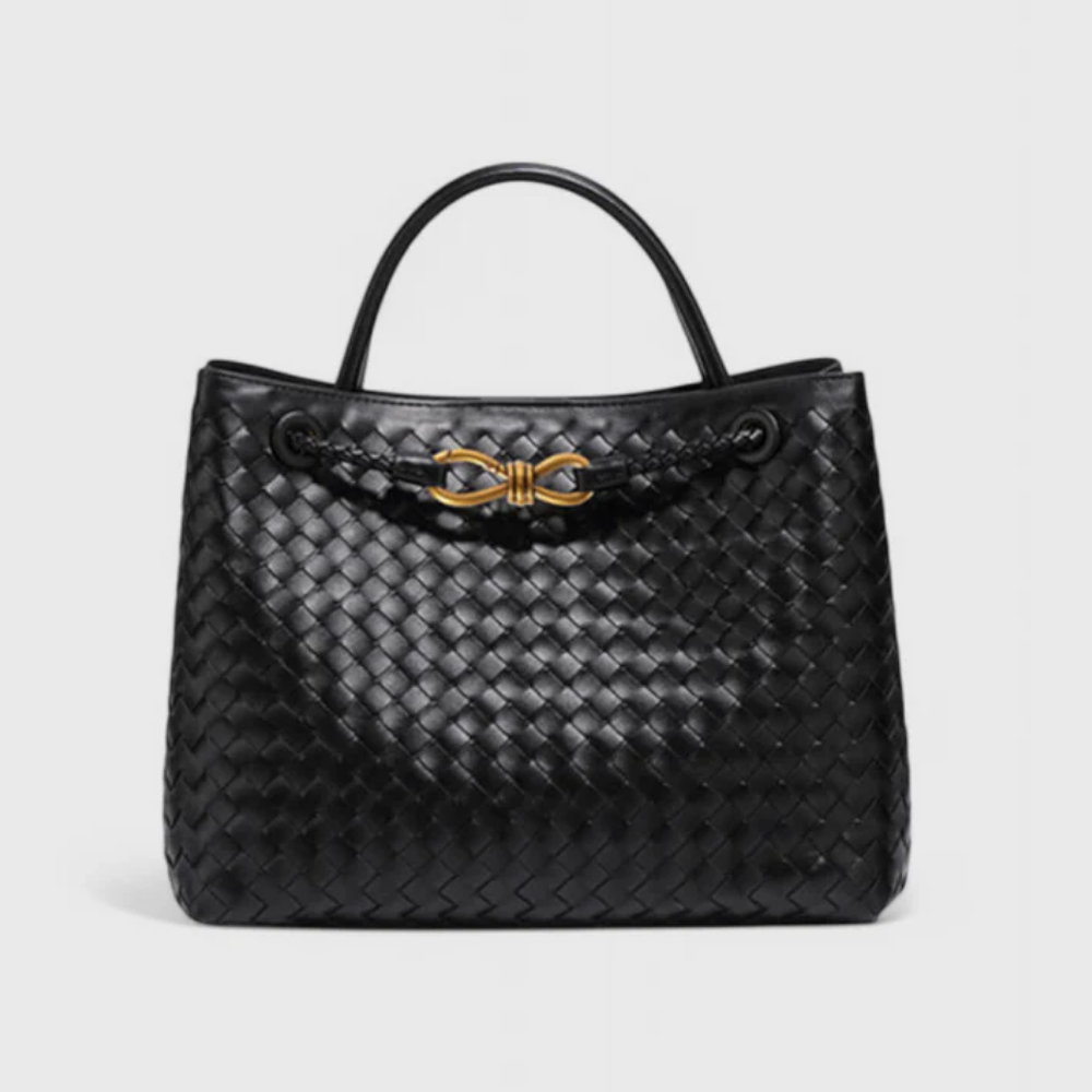 Bolsa Diaria Tejida Índigo