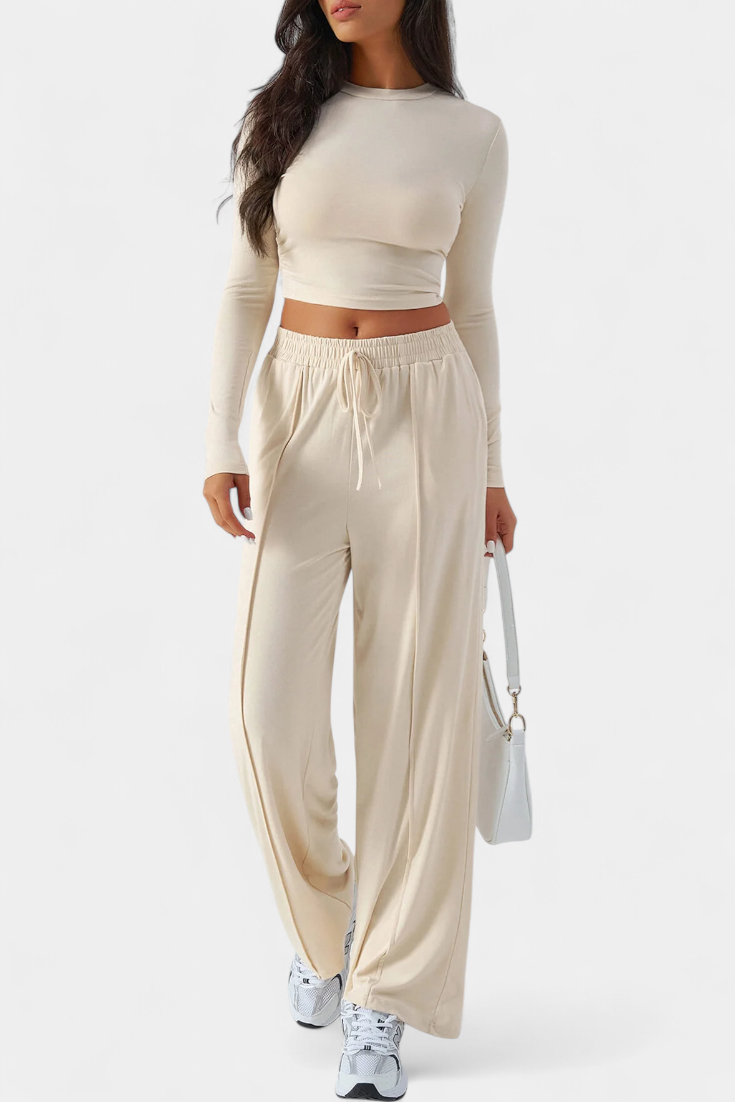 Celaena Conjunto de 2 Piezas con Escote Redondo