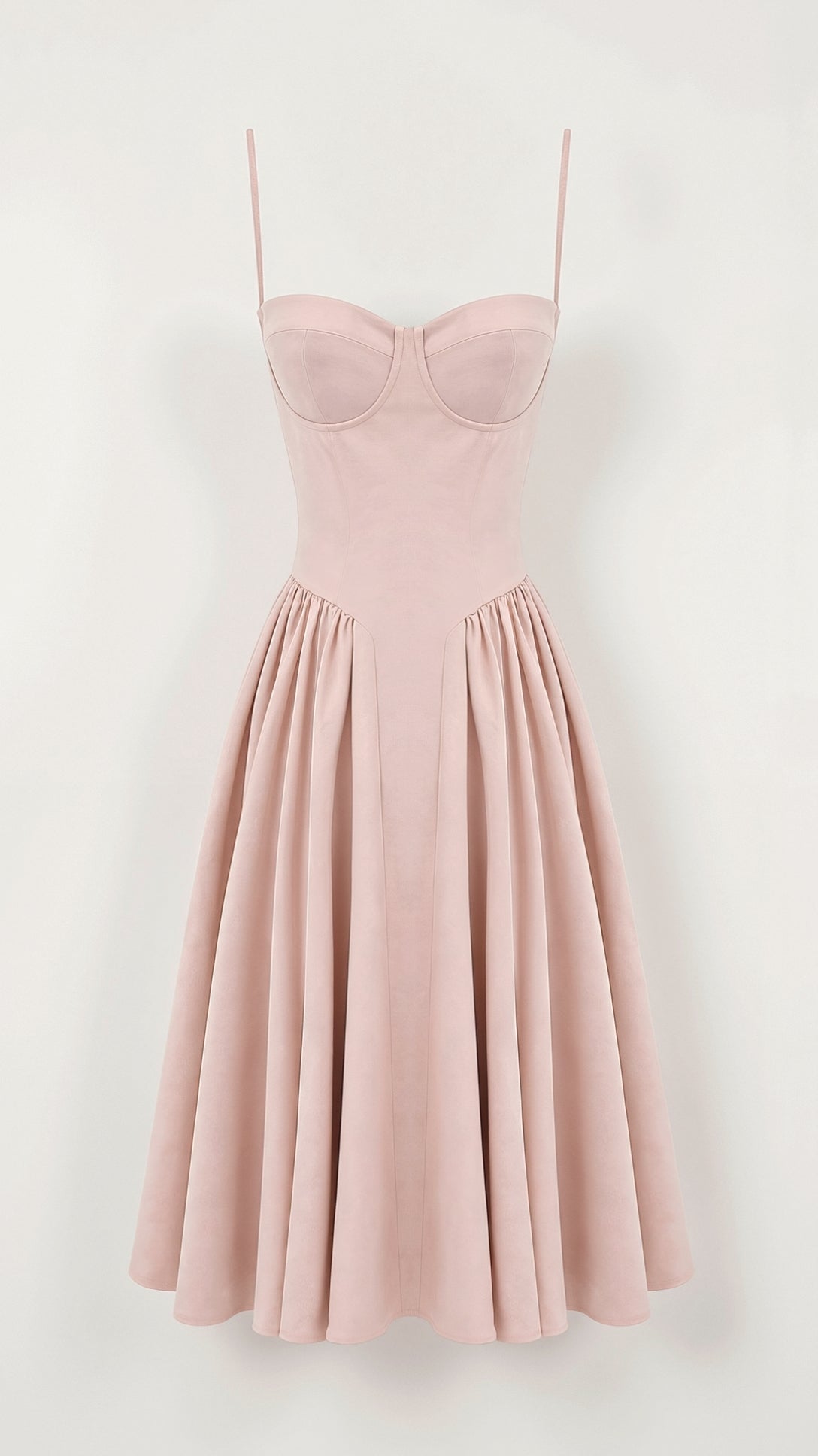 Odette Elegancia | Vestido midi con corsé estructurado