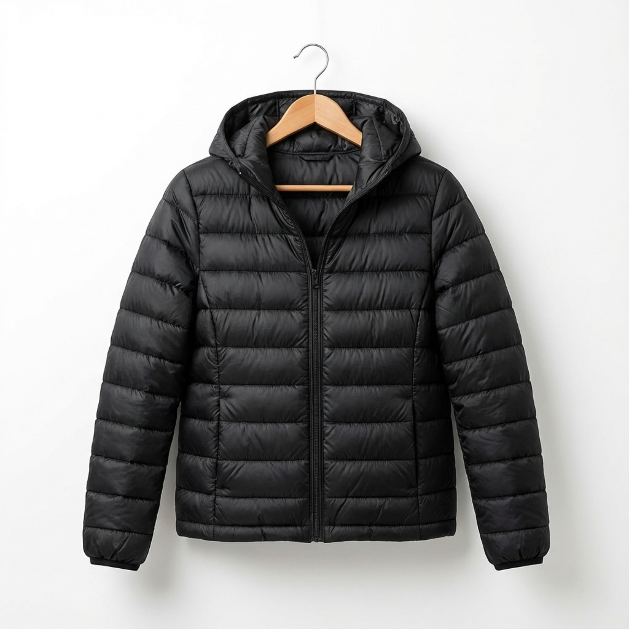 Elisa™ | Chaqueta Puffer con Capucha - Negra