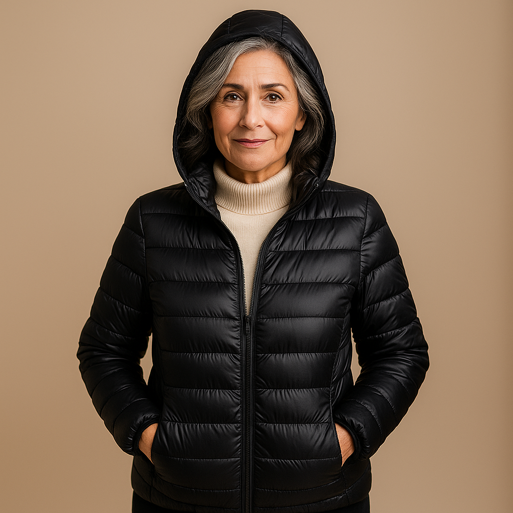 Elisa™ | Chaqueta Puffer con Capucha - Negra