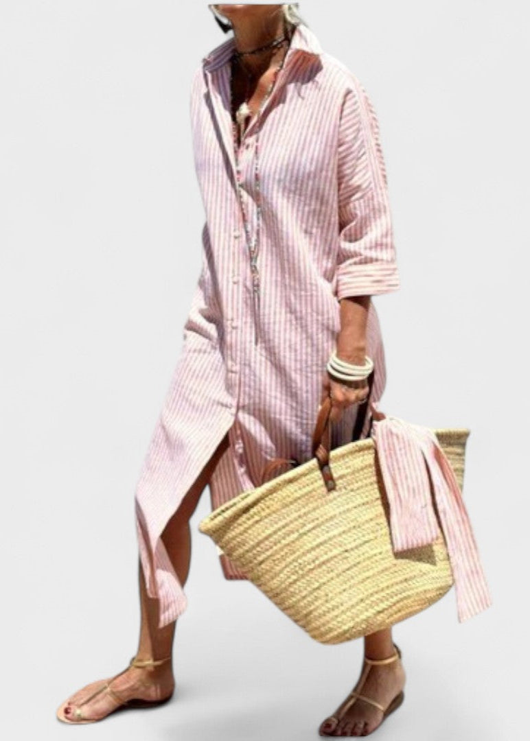 Veronica – Camisa Clásica a Rayas