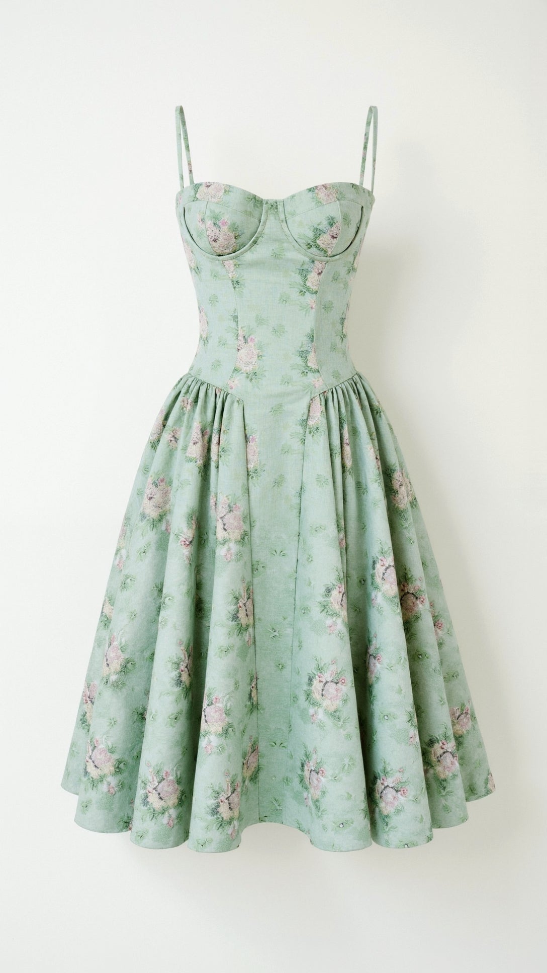 Odette Elegancia | Vestido midi con corsé estructurado