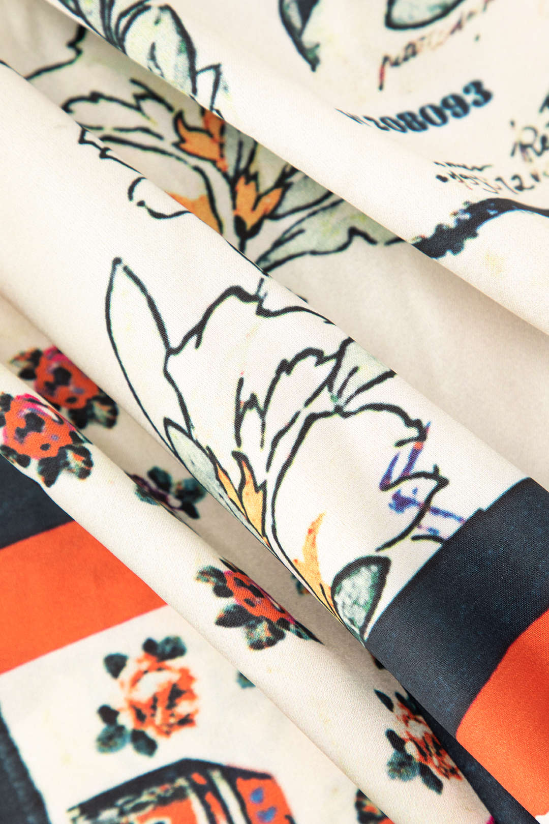 Arce | Pantalones Rectos de Cintura Alta con Estampado Floral