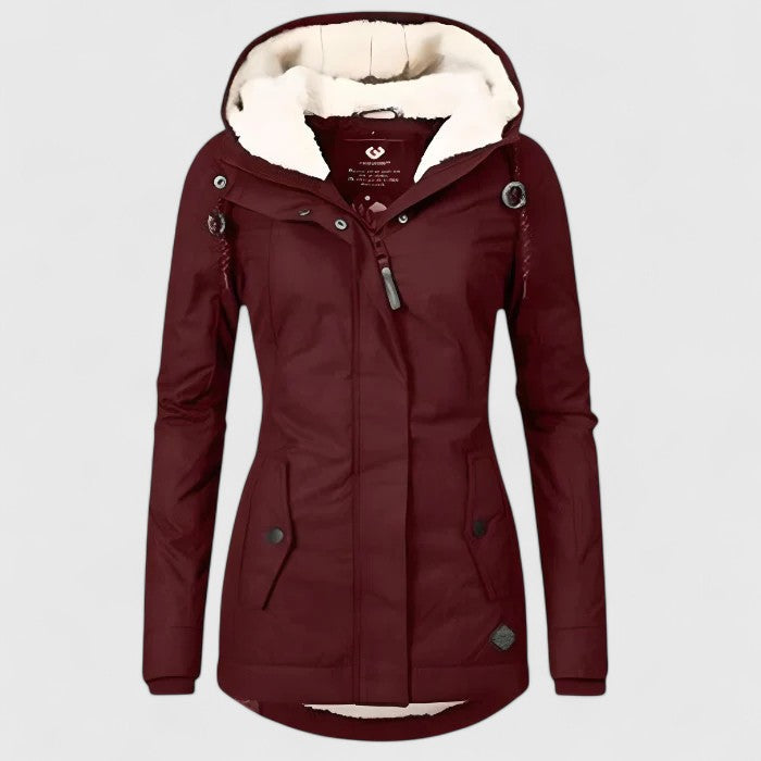 Lourdes | Chaqueta de invierno impermeable con capucha