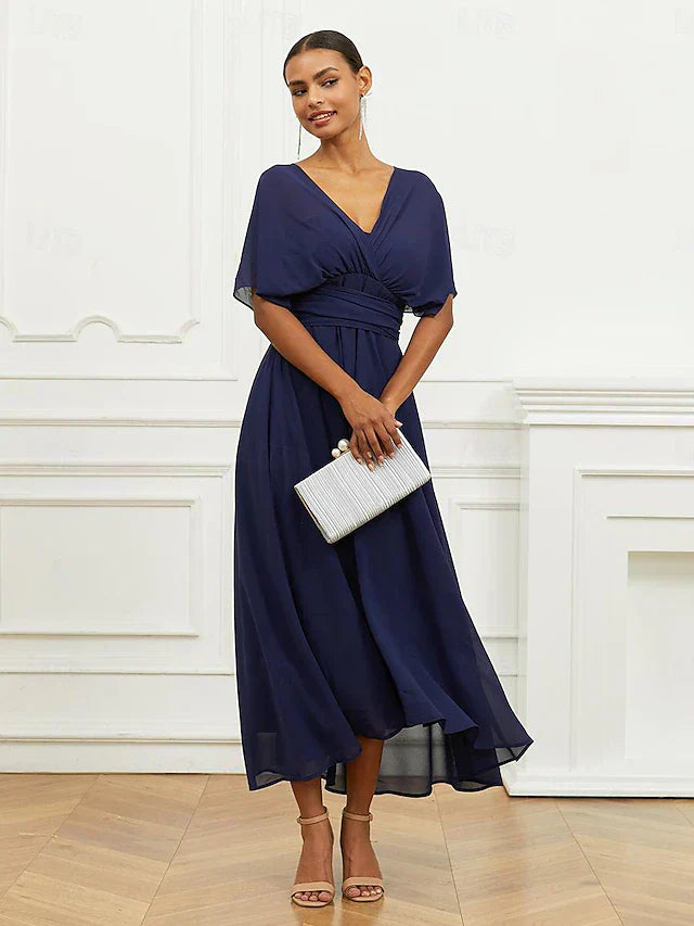 Helena | Vestido Helena Midi Formal con Escote en V